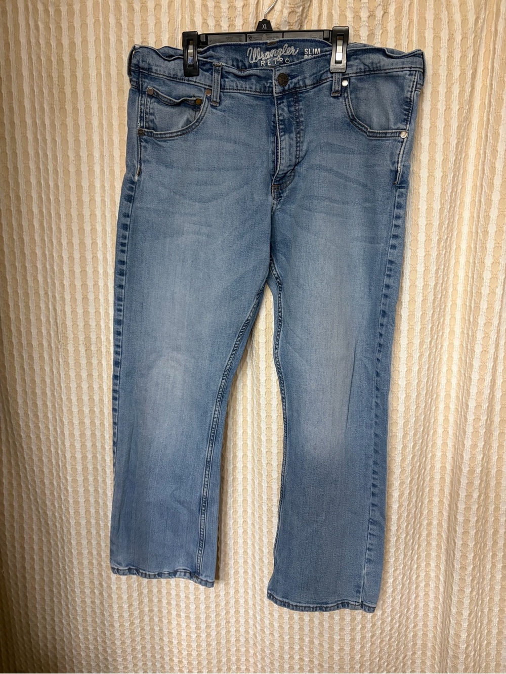 Wrangler Retro Men's Slim Straight Light Blue Jeans